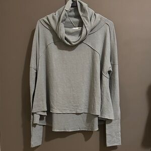 XSMALL We The Free Soft Gray Cowl Neck Sweater